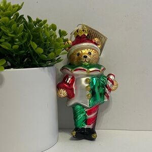 🎄 Merck Family Old World Christmas Ornament Blown Glass 
“The Clown Bear”